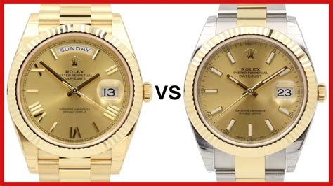 rolex date datejust difference|rolex day datejust two tone.